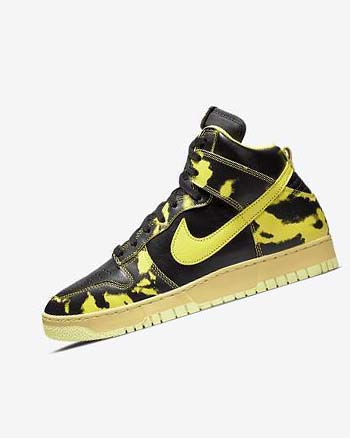 Nike Dunk High 1985 SP Negros Dorados Amarillos | MX 2982